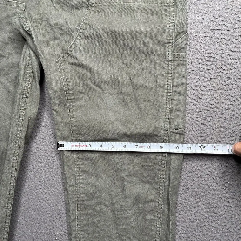 Levis 565 Double Knee Utility Workwear Jeans Mens 34 x 30 Pants Olive Green